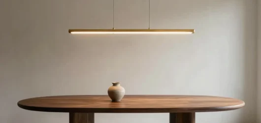 Como escolher a iluminação pendente ideal para a mesa de jantar