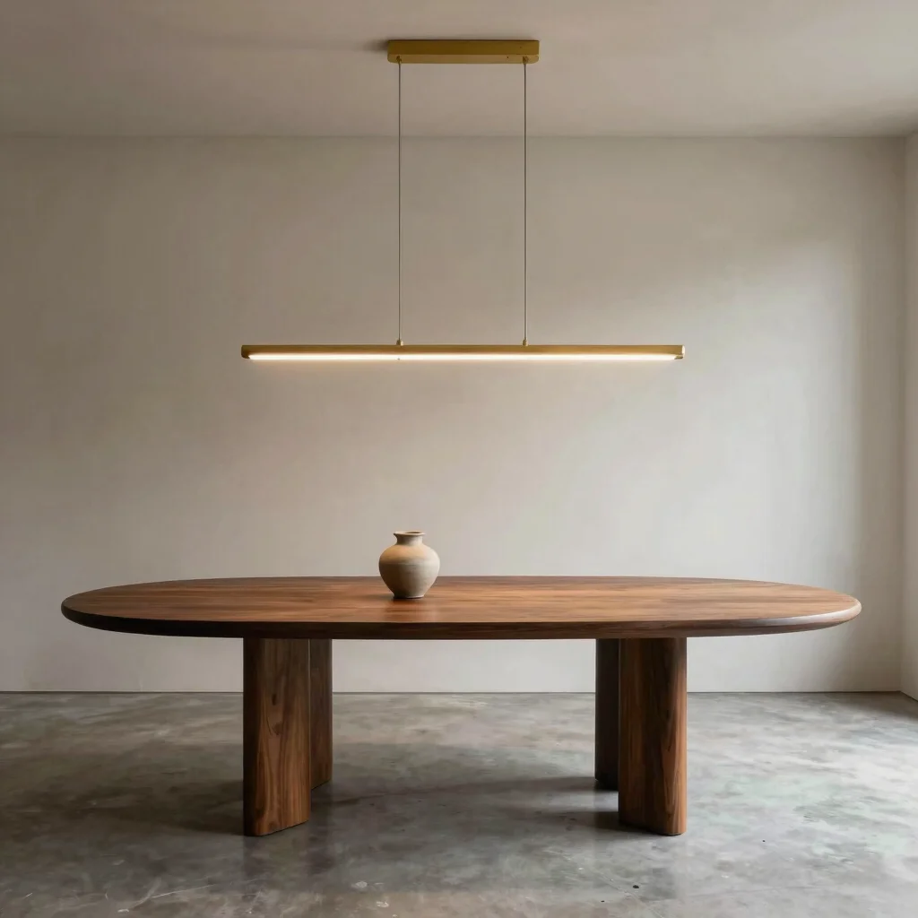 Como escolher a iluminação pendente ideal para a mesa de jantar